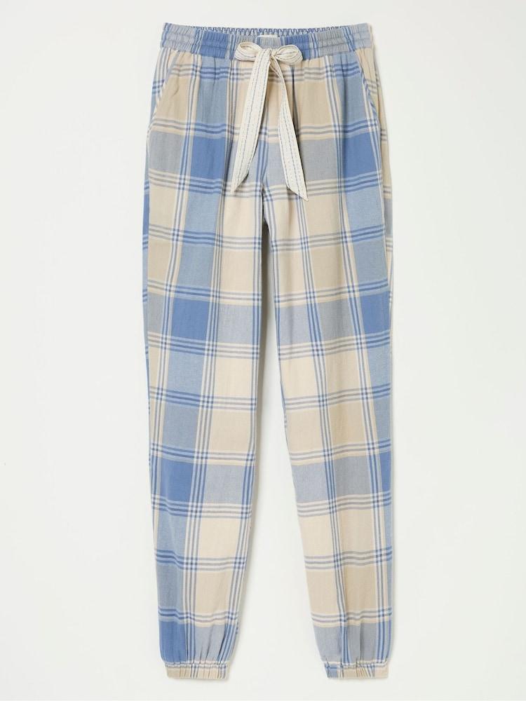 fat face Cora Ivory Check Check Pyjama Bottoms