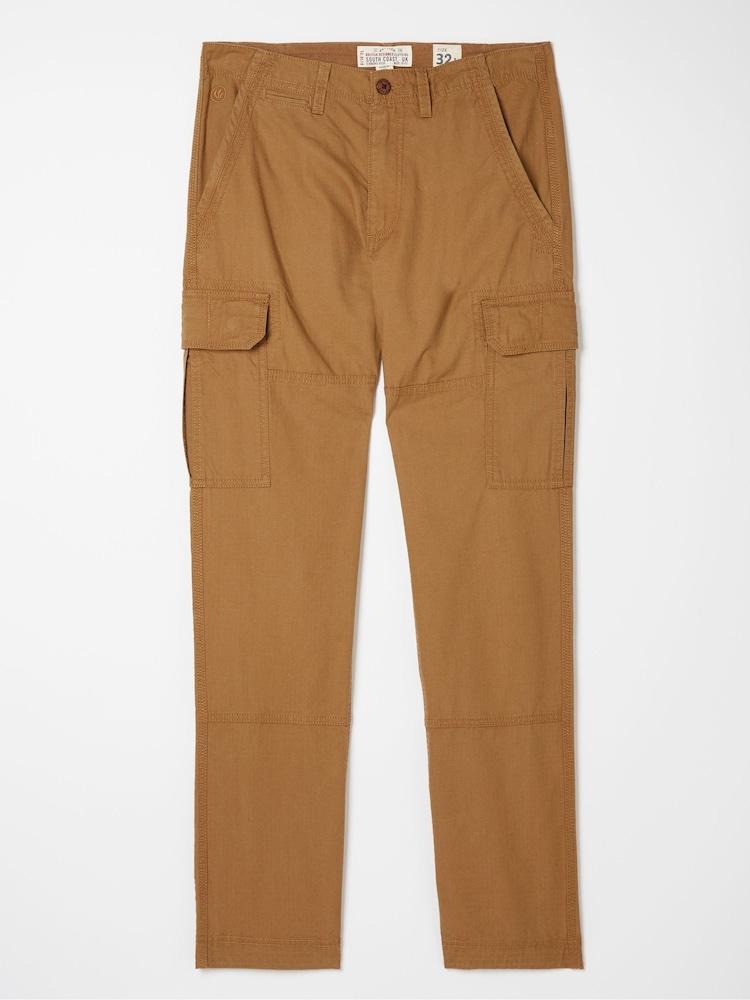 fat face Corby Brown Ripstop Cargo Trousers