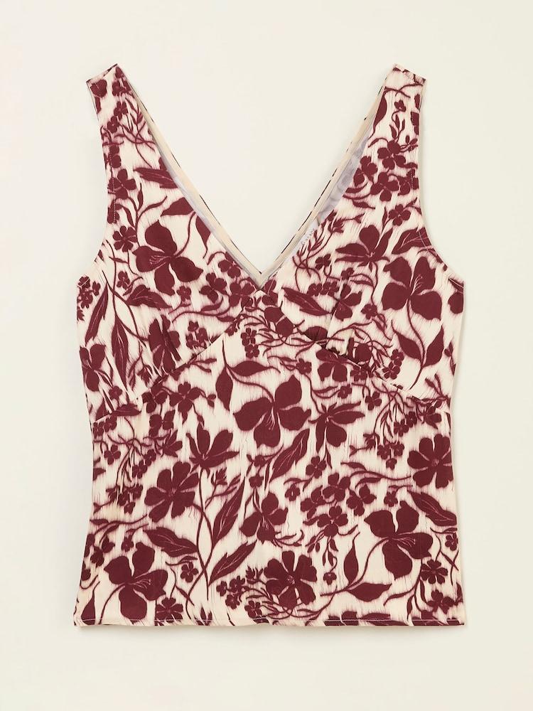 fat face Cordelia Claret Camisole