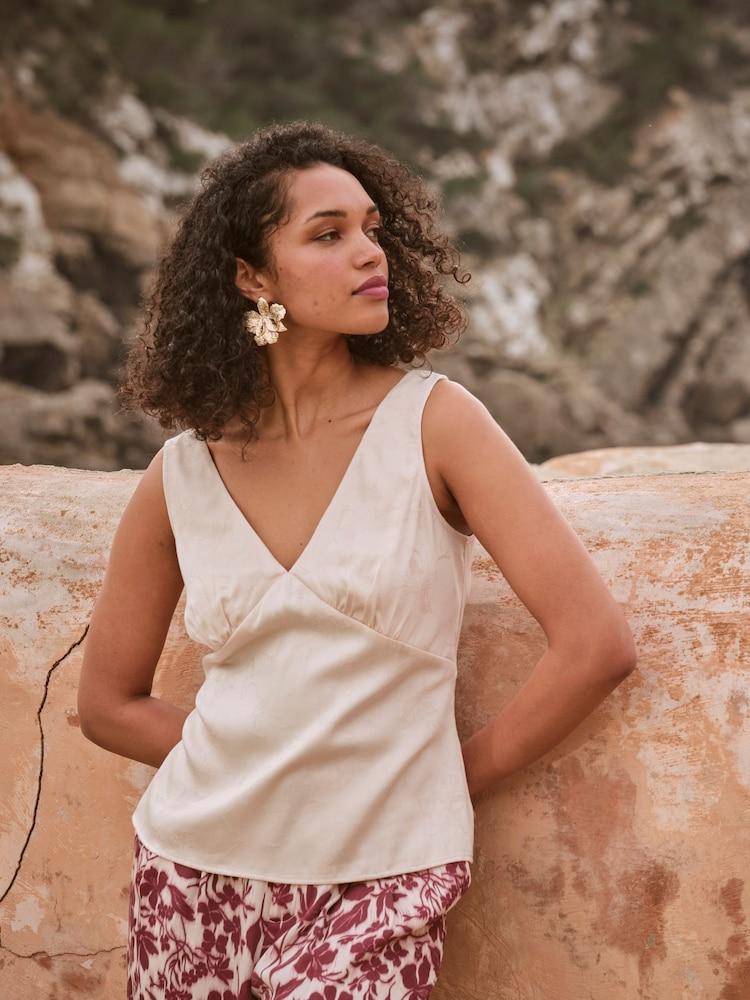 Fat Face Cordelia Ivory Camisole