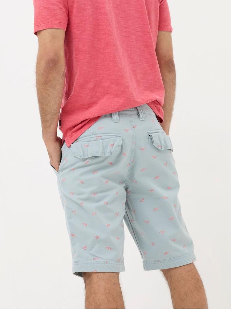 Fat Face Cove Blue Lobster Print Shorts