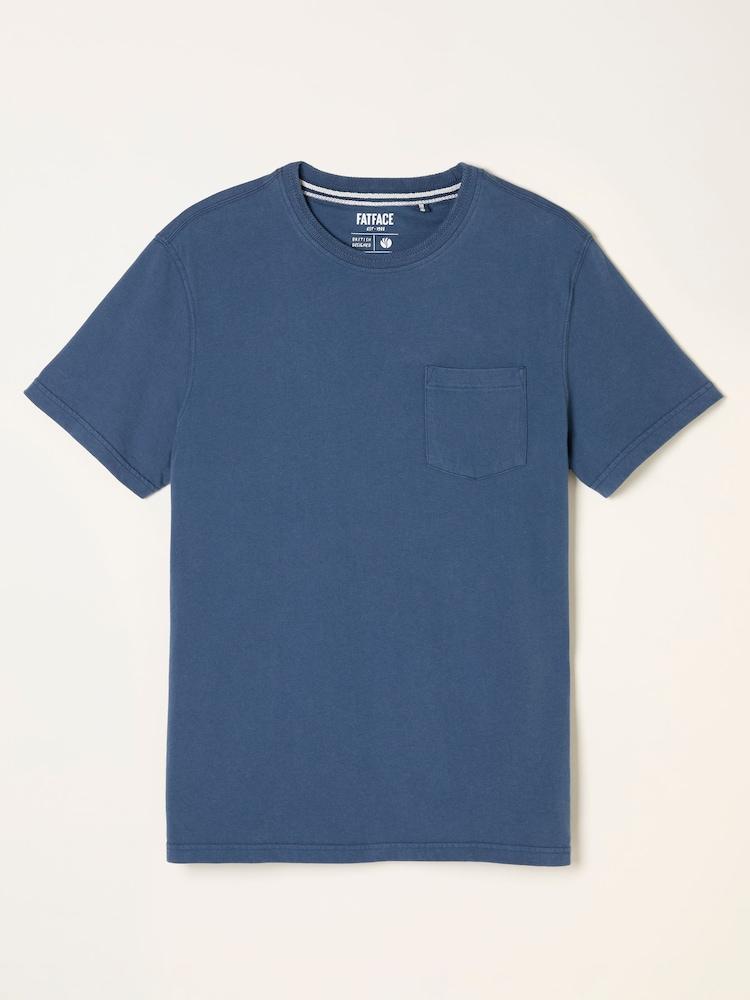 fat face Cove French Navy Pocket T-Shirt