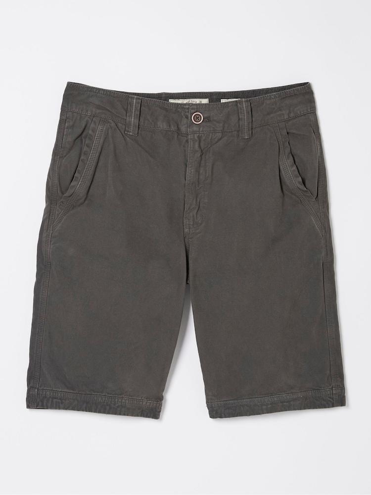 fat face Cove Grey Flat Front Shorts