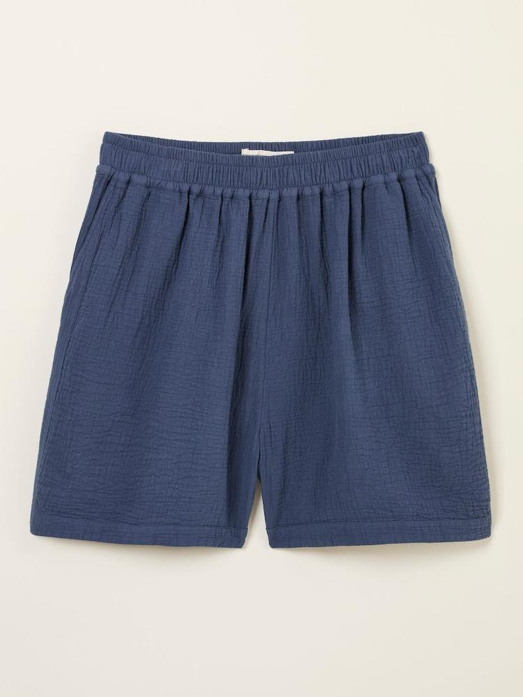 Fat Face Dani Blue Doubles 100% Cotton Shorts