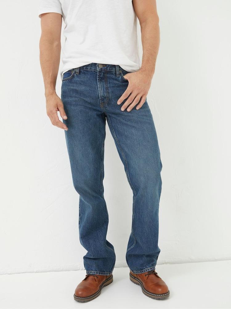 Fat Face Dark Blue Bootcut Jeans