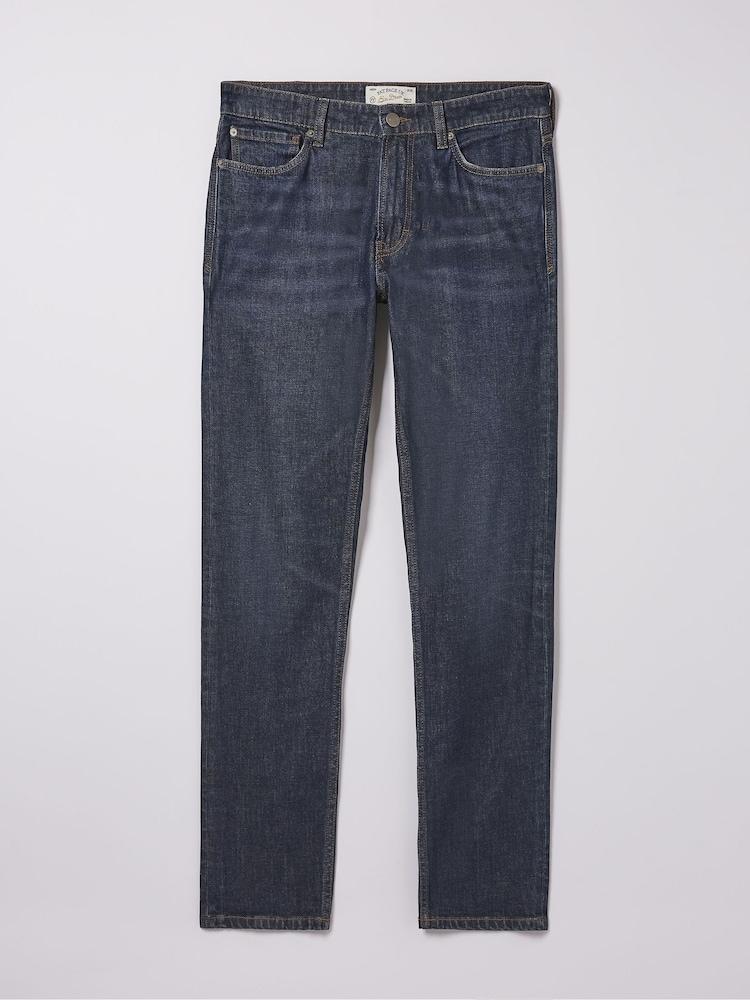 fat face Dark Blue Vintage Wash Denim Slim Jeans