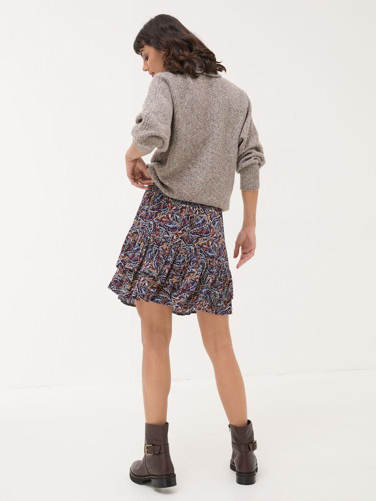 Fat Face Dark Navy Becca Skirt