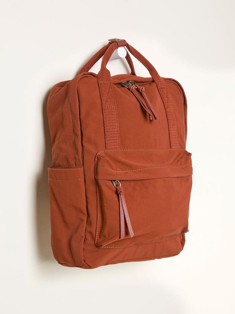 fat face Dark Orange Nylon Backpack