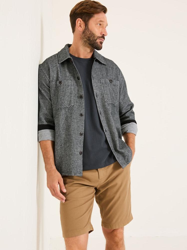 Fat Face Dark Stone Stow Garment Dye Shorts