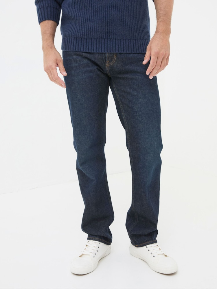 Fat Face Dark Vintage Blue Straight Fit Jeans