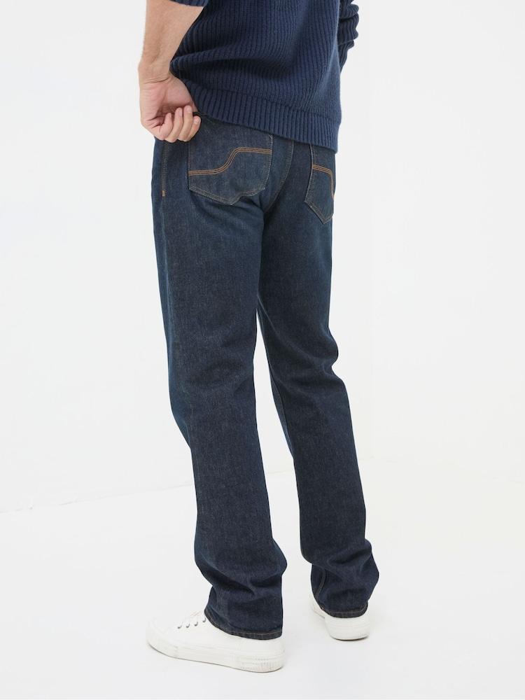 Fat Face Dark Vintage Blue Straight Fit Jeans