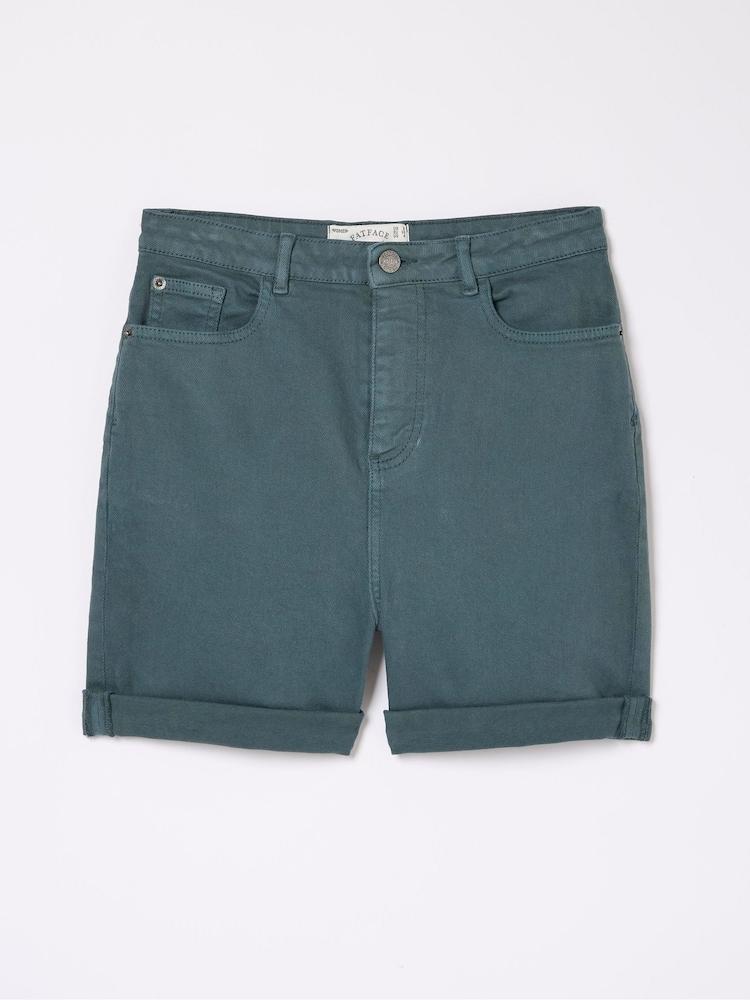 fat face Darley Blue Denim Shorts