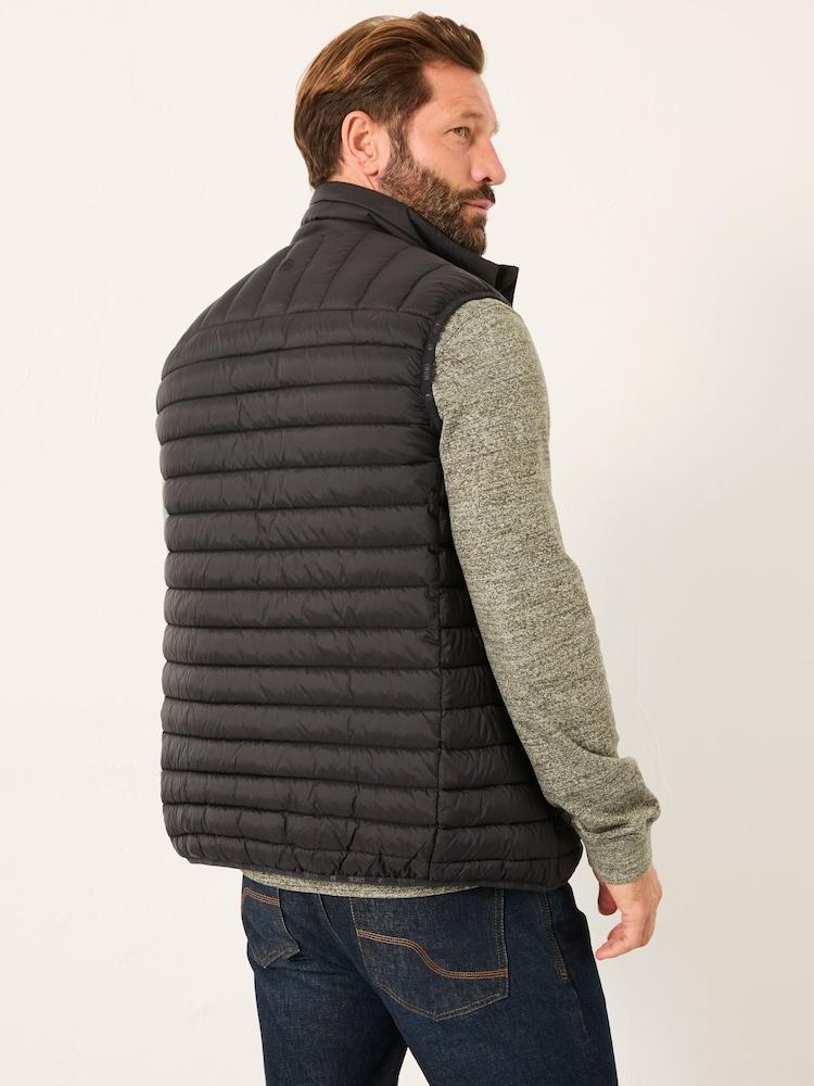 Fat Face Dartmouth Black Padded Gilet