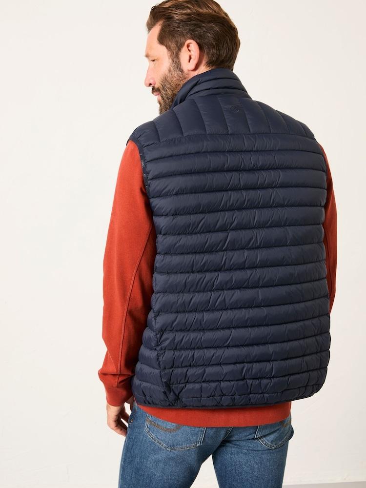 Fat Face Dartmouth Navy Padded Gilet