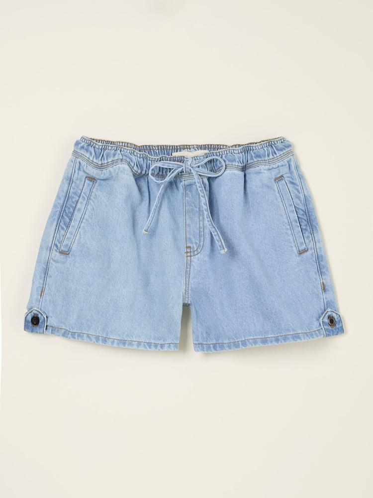 fat face Dee Blue Denim Shorts