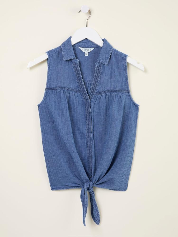 fat face Denim Blue Sam Shirt