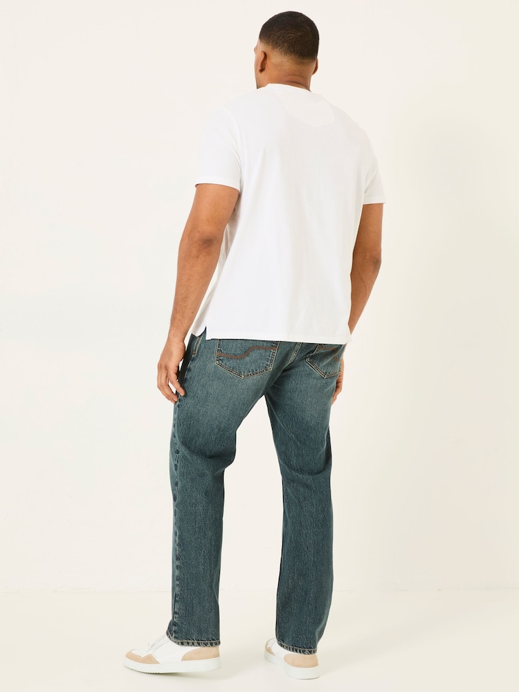 Fat Face Denim Vintage Straight Fit Jeans