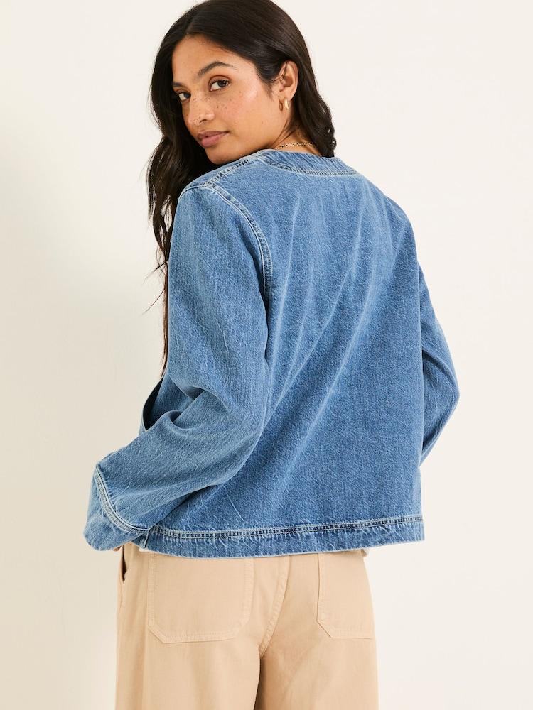 Fat Face Dulcie Blue Denim Dulcie Denim Jacket