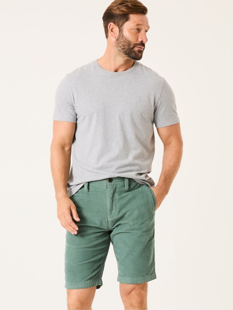 Fat Face Dusky Green Stow Cord Shorts