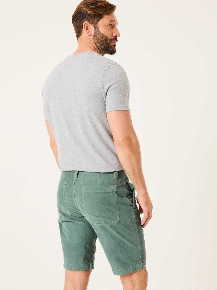 Fat Face Dusky Green Stow Cord Shorts