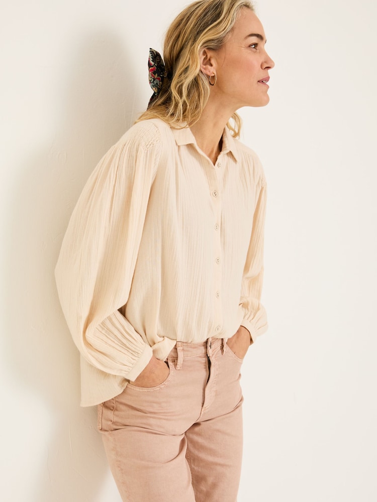 Fat Face Ebby Rose Pink 100% Cotton Blouse