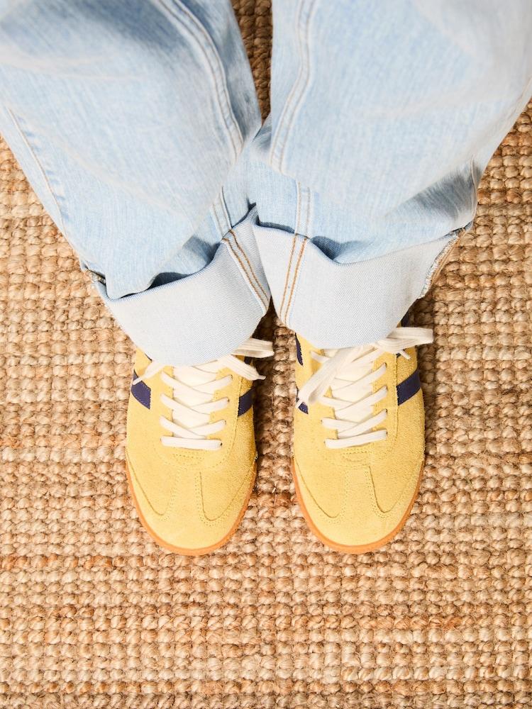 Fat Face Elan Yellow Trainers
