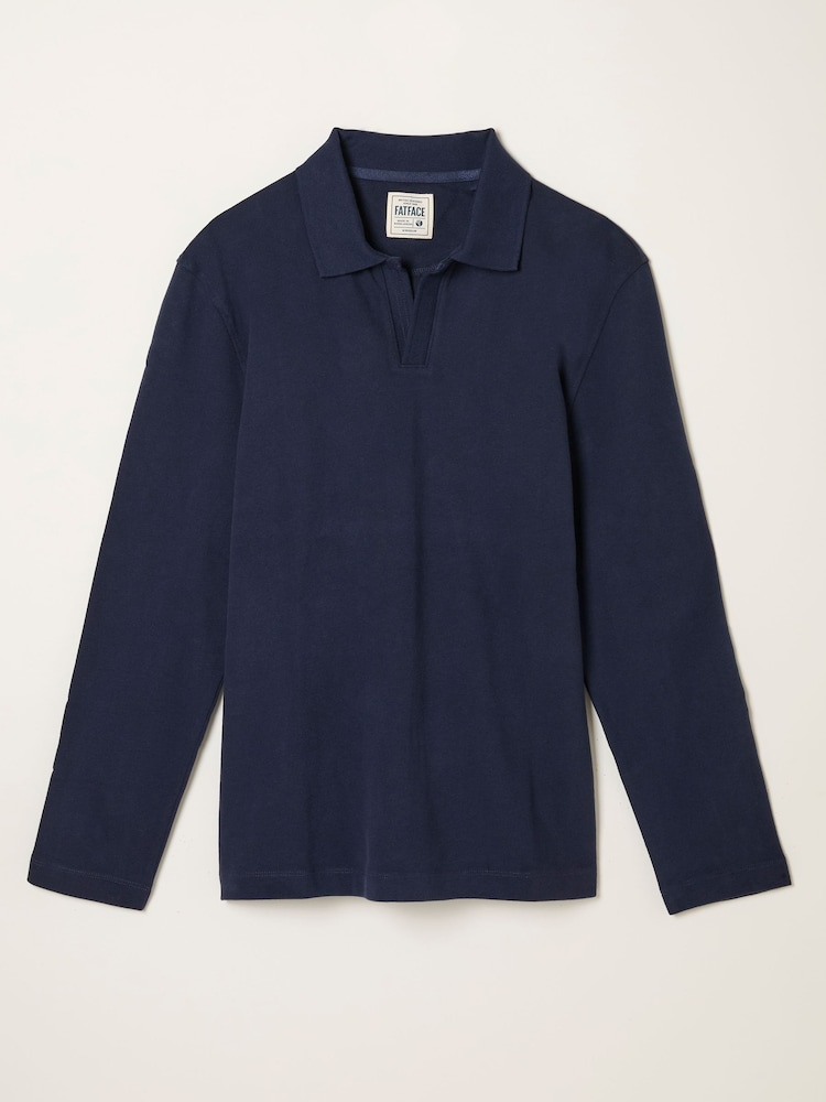 Fat Face Elcot Navy Collar Sweat