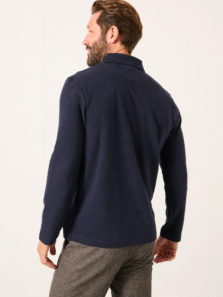 Fat Face Elcot Navy Collar Sweat