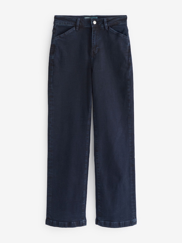 fat face Elise Dark Blue Wide Leg Jeans