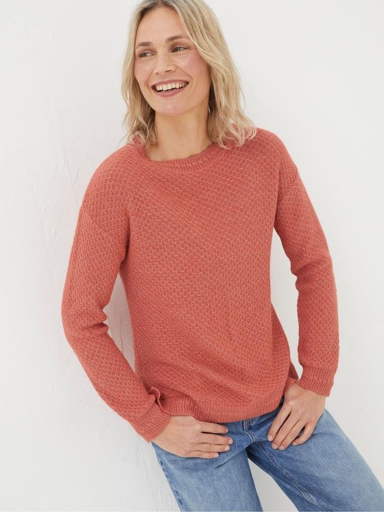 Fat Face Ellie Red Jumper