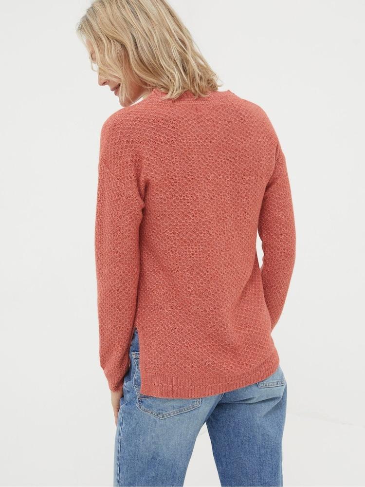 Fat Face Ellie Red Jumper