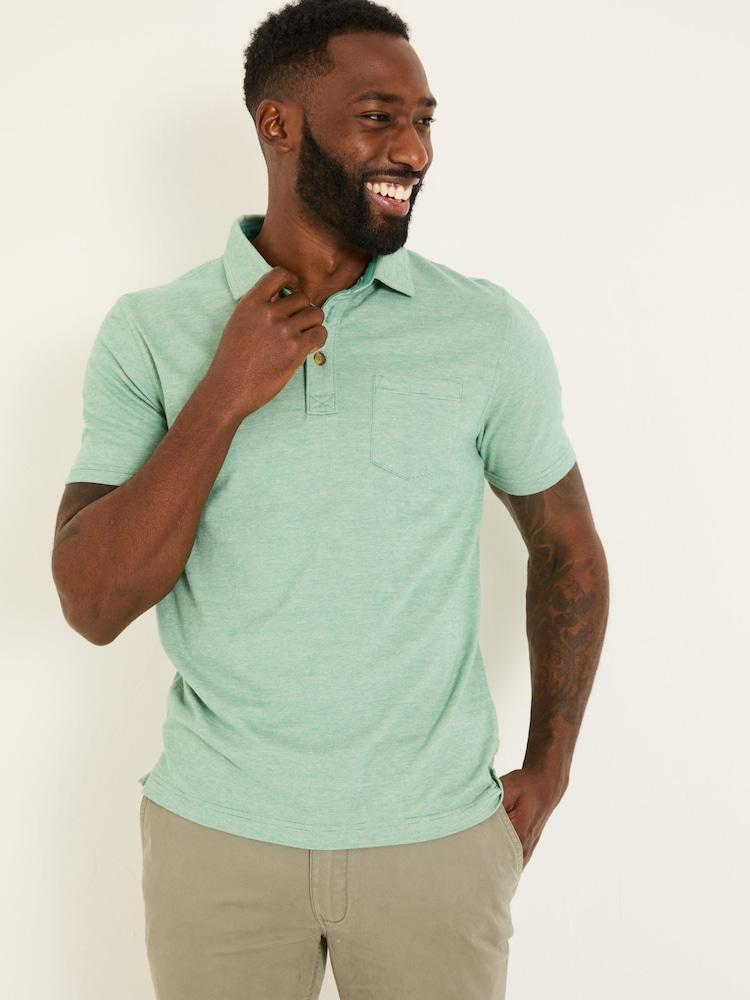 Fat Face Elm Light Teal Polo Shirt