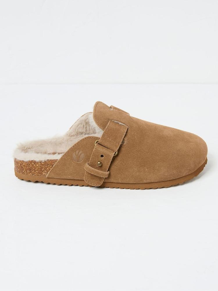 fat face Elsie Brown Outdoor Slippers