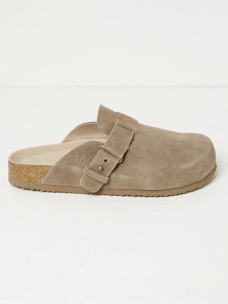 Fat Face Elsie Stone Outdoor Slippers