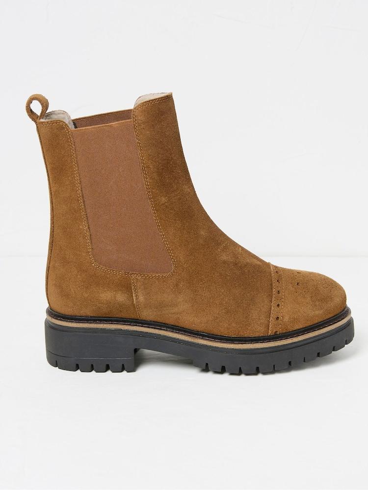 Fat Face Essie Brown Chelsea Boots