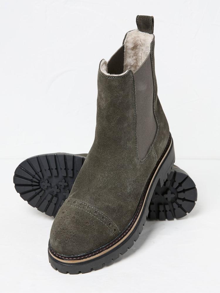 fat face Essie Grey Chelsea Boots