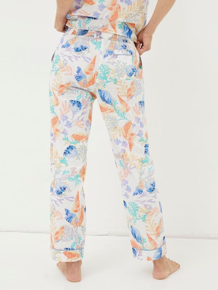 Fat Face Eva Multi Ocean Shell Trousers