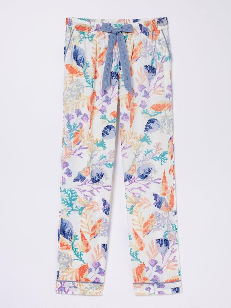 fat face Eva Multi Ocean Shell Trousers
