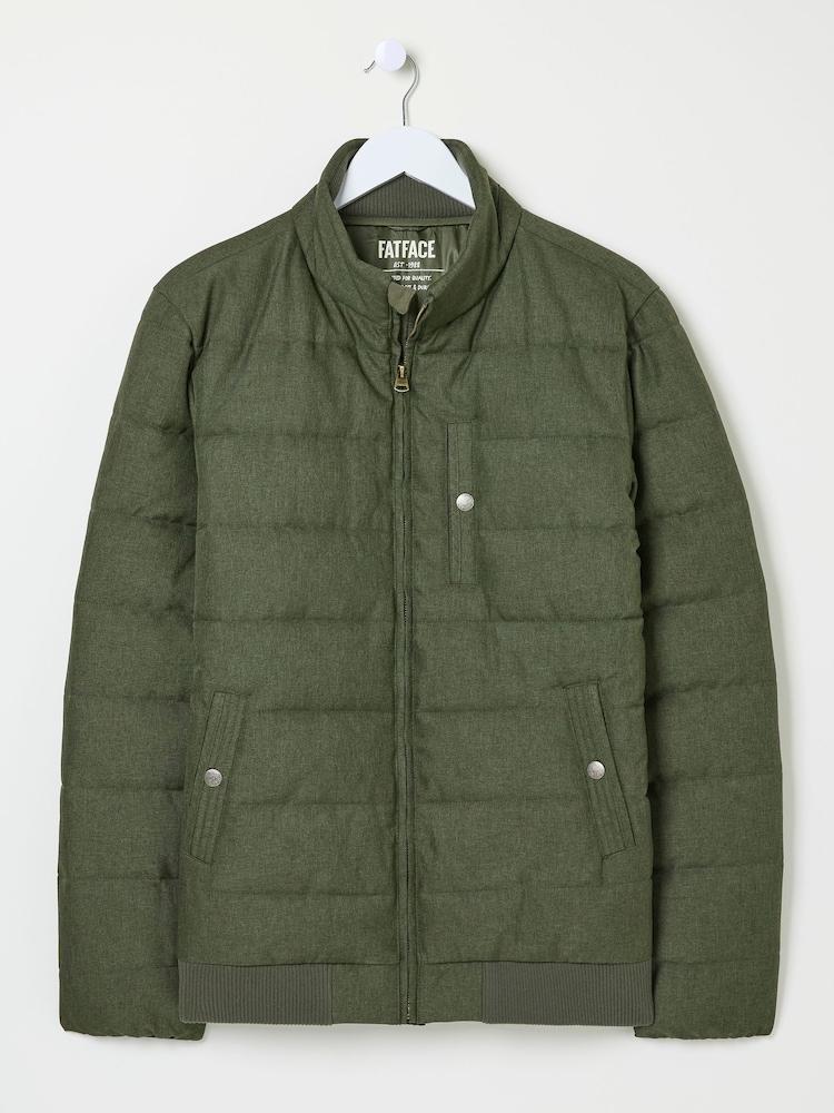 fat face Exmouth Khaki Green Quilted Jacket