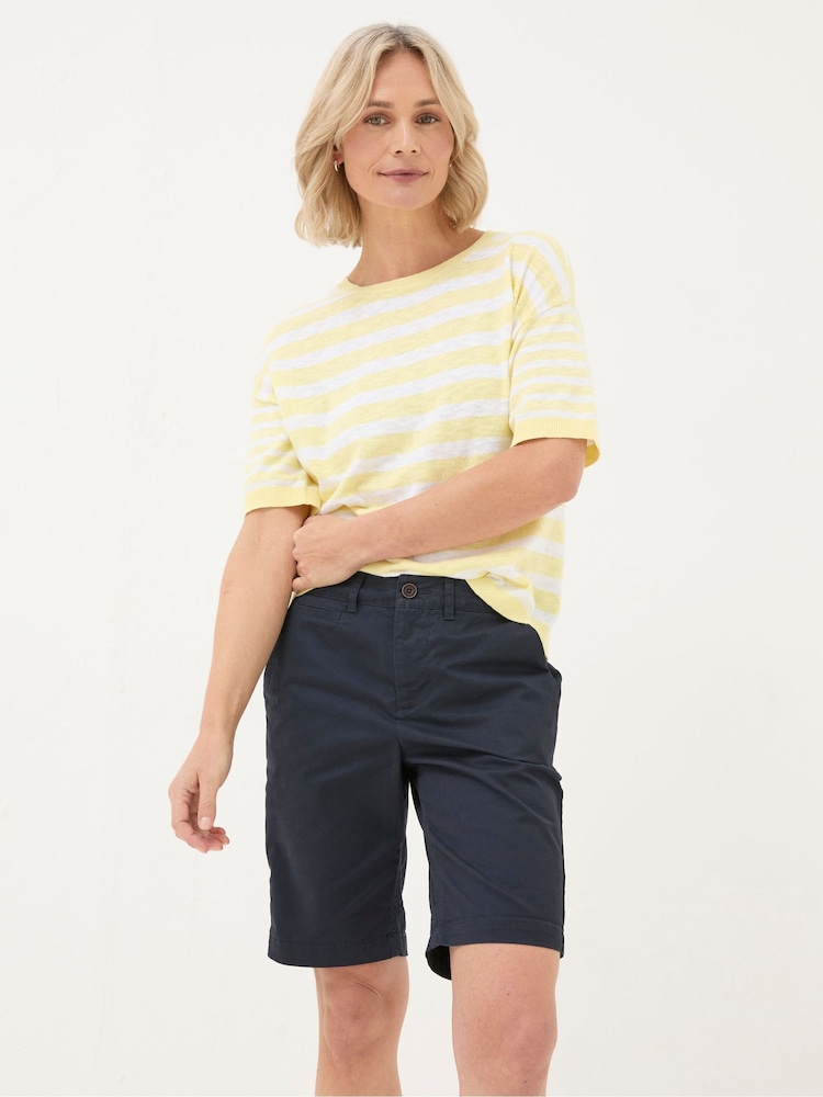 Fat Face Falmouth Blue Chino Shorts