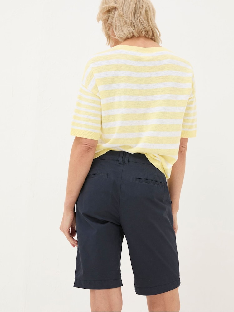 Fat Face Falmouth Blue Chino Shorts