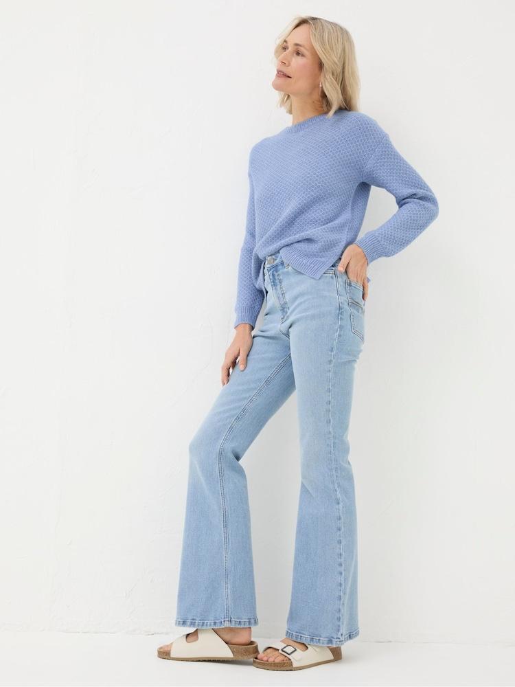 Fat Face Farah Blue Flare Jeans