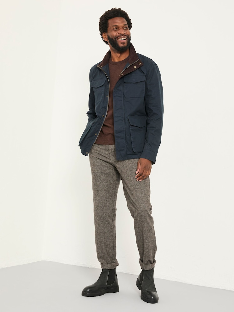 Fat Face Filby Navy Four Pocket Jacket
