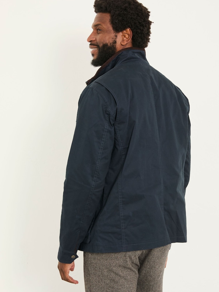 Fat Face Filby Navy Four Pocket Jacket
