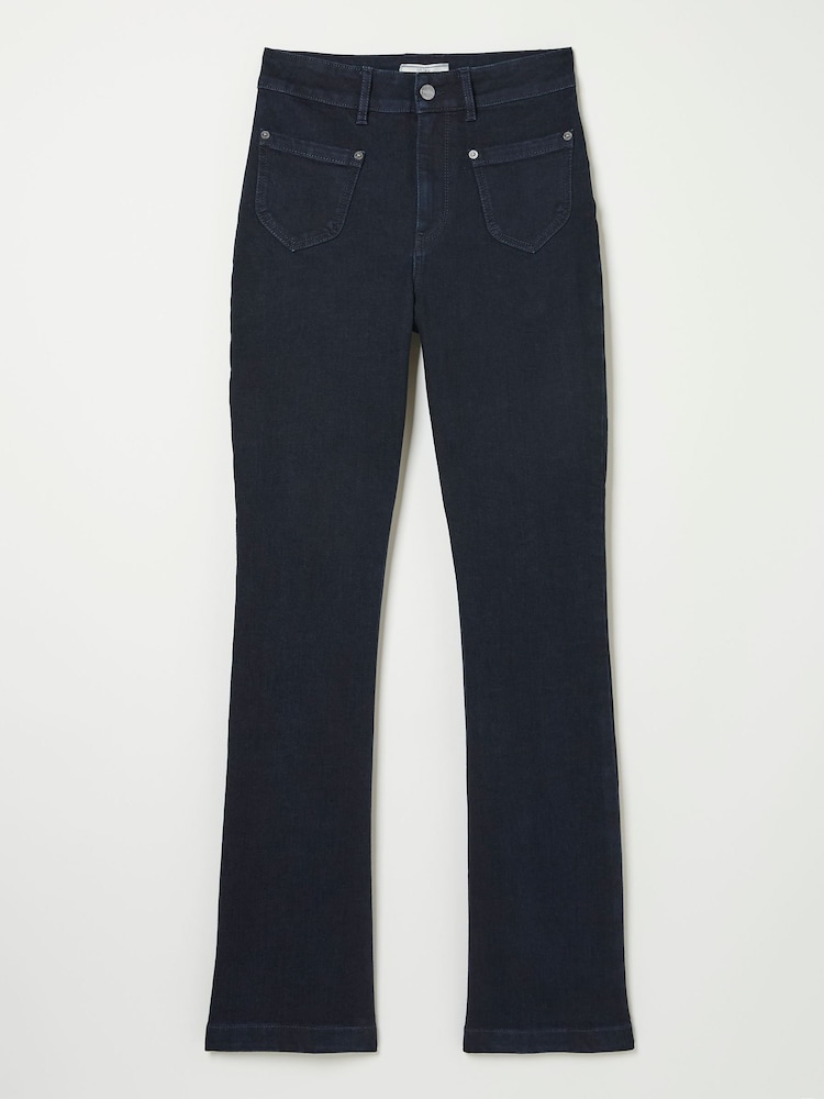 fat face Fly Denim Dark Blue Flare Jeans
