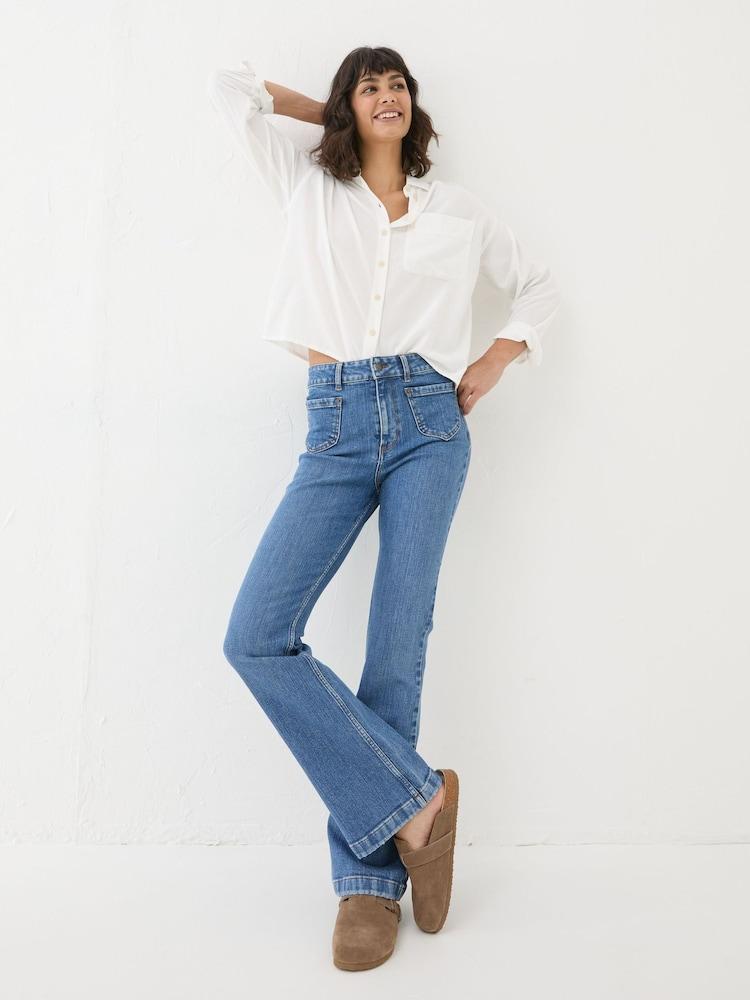 Fat Face Fly Denim Vintage Flare Jeans