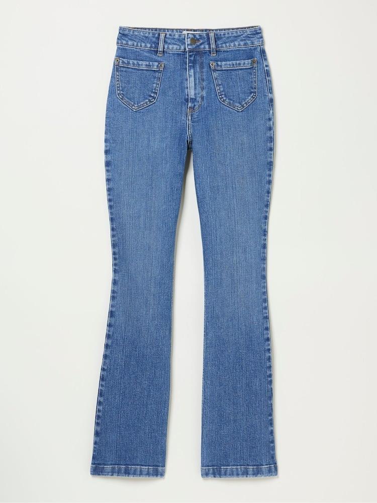 fat face Fly Denim Vintage Flare Jeans