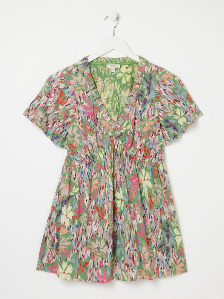 fat face Frankie Multi Expressive Floral Top