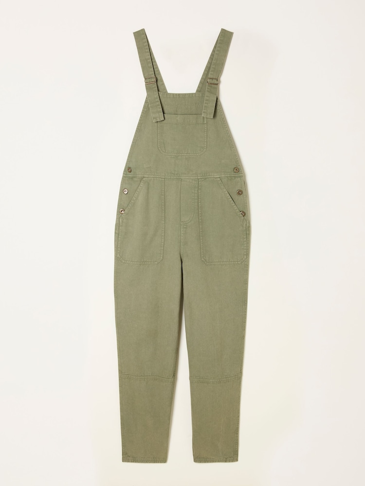 fat face Freja Khaki Green Dungaree