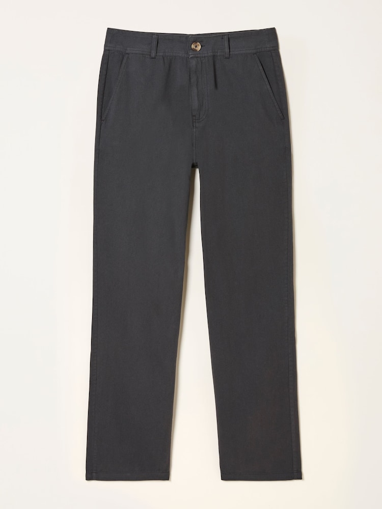 fat face Fynley Charcoal Grey Tapered Trouser